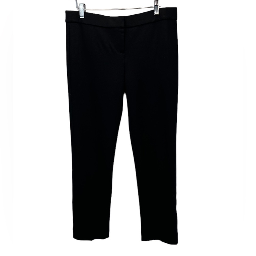 Amanda + Chelsea Point Knit Trouser Pants - Black - size 6